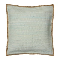 LR Home Abeje Bordered Square Throw Pillow