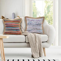 LR Home Eanna Abstract Square Throw Pillow