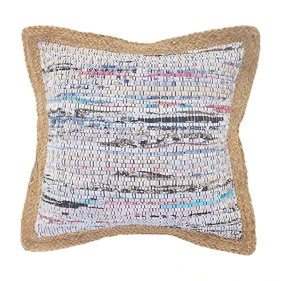 LR Home Eaton Abstract Square Throw Pillow