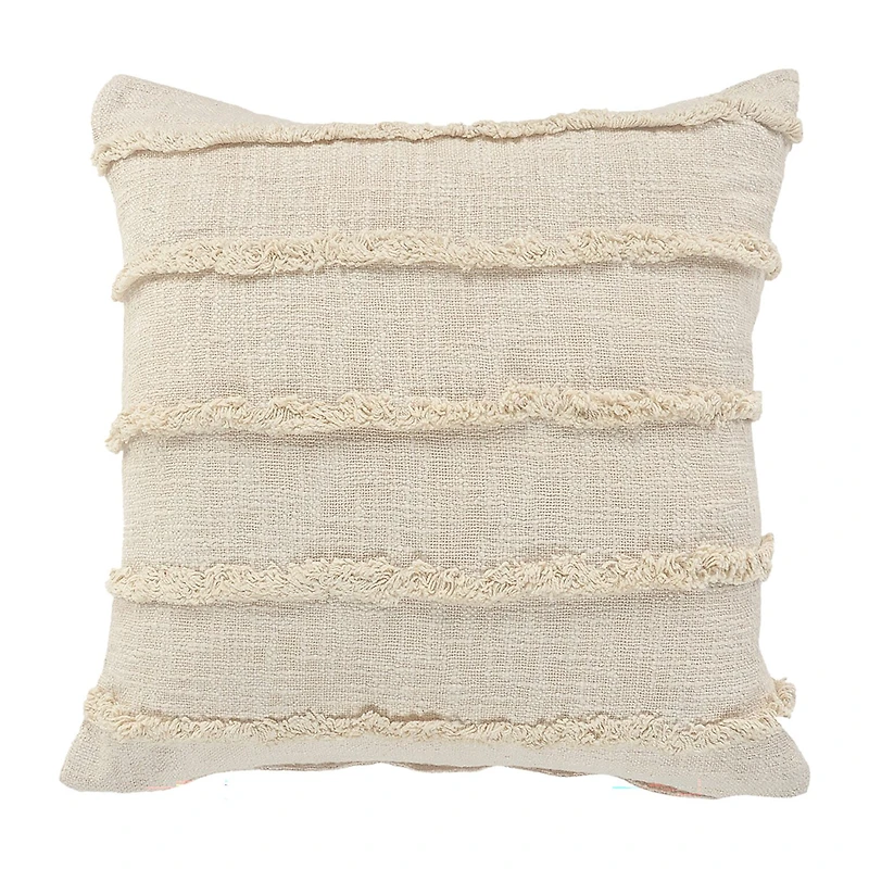 LR Home Cassie Solid Square Throw Pillow