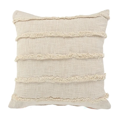 LR Home Cassie Solid Square Throw Pillow