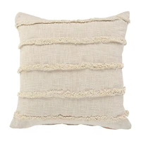 LR Home Cassie Solid Square Throw Pillow