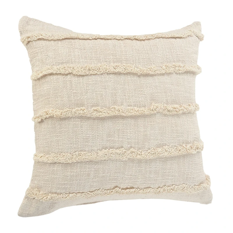 LR Home Cassie Solid Square Throw Pillow