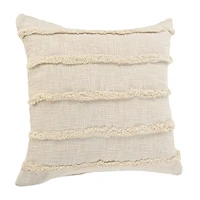 LR Home Cassie Solid Square Throw Pillow
