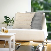 LR Home Cassie Solid Square Throw Pillow