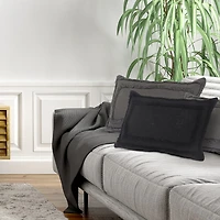 LR Home Cachi Modern Rectangular Throw Pillow