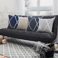 LR Home Paol Geometric Square Throw Pillow
