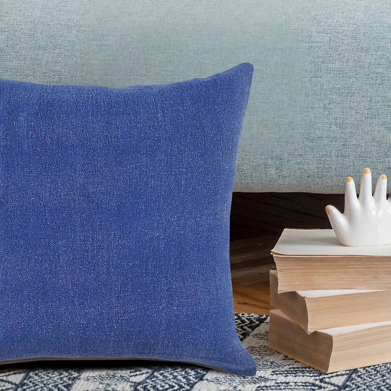 LR Home Bea Solid Set Square Throw Pillow