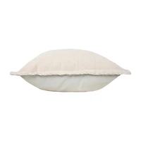 LR Home Vinay Solid Square Throw Pillow