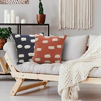 LR Home Zoya Modern Square Throw Pillow