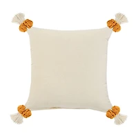 LR Home Zara Textured Square Throw Pillow