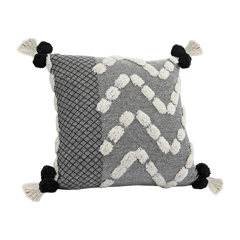 LR Home Zara Textured Square Throw Pillow