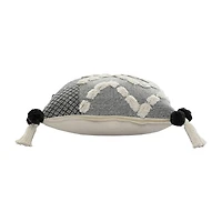 LR Home Zara Textured Square Throw Pillow
