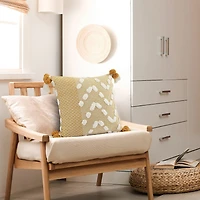 LR Home Zara Textured Square Throw Pillow