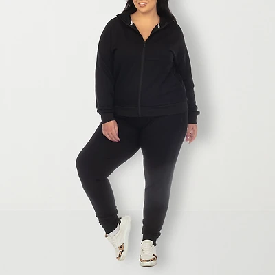 White Mark 2-pc. Track Suit Plus