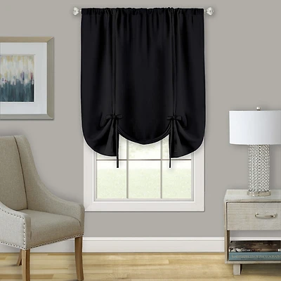 Achim Darcy Light-Filtering Rod Pocket Single Tie-Up Shade