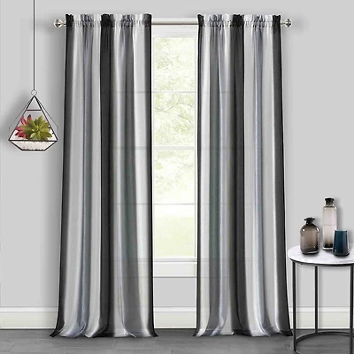 Achim Spectrum Rod Pocket Light-Filtering Single Curtain Panel