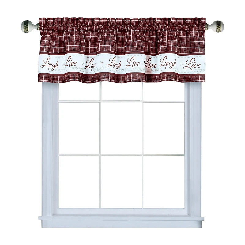 Achim Live; Love; Laugh Rod Pocket Federal & Tuck Valance