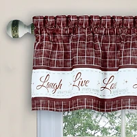 Achim Live; Love; Laugh Rod Pocket Federal & Tuck Valance