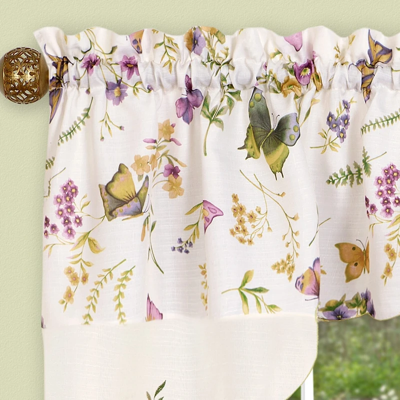 Achim Enchanted 3-pc. Rod Pocket Kitchen Curtains & Drapes Window Set