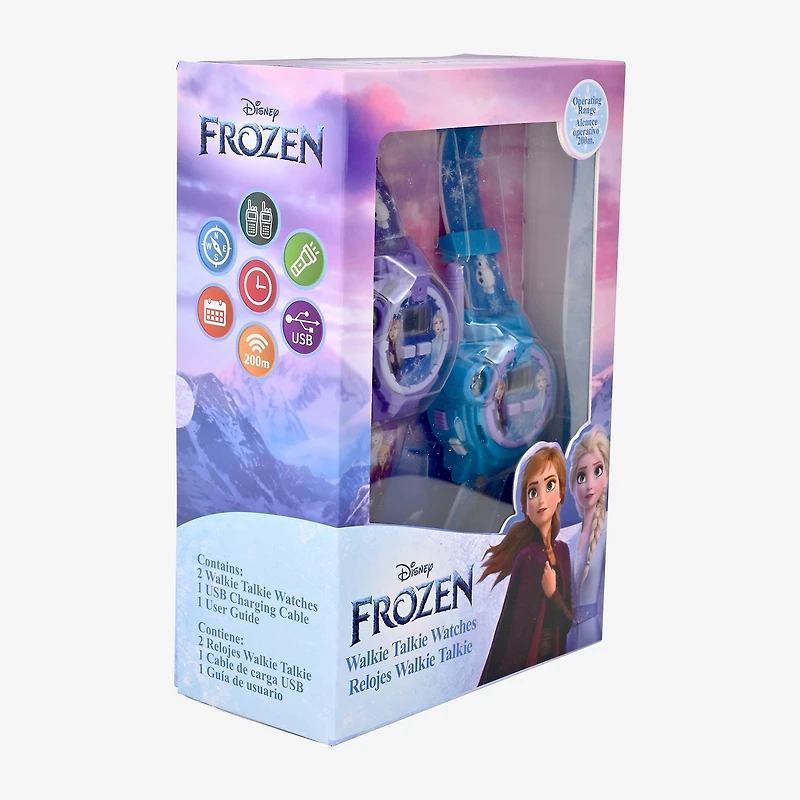 Disney Collection Frozen Girls Multi-Function Multicolor 2-pc. Watch Boxed Set Fzn45158jc