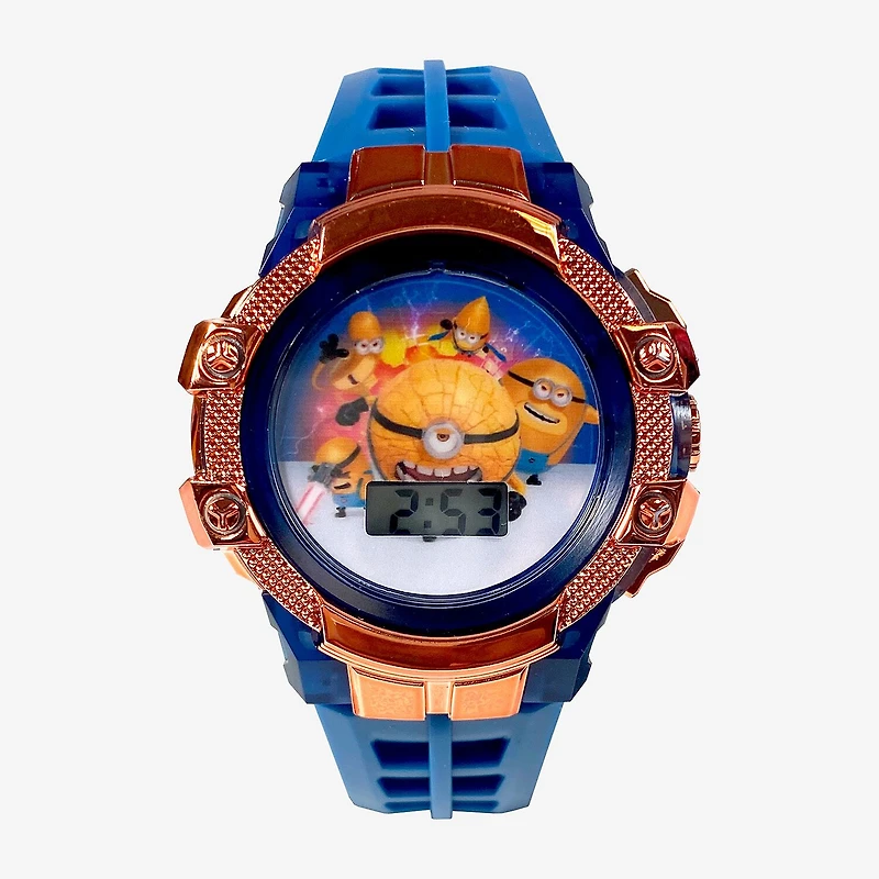 Despicable Me Boys Blue Strap Watch Dmf40030jc