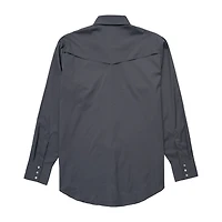 Ely Cattleman Stretch Tall Mens Long Sleeve Western Shirt