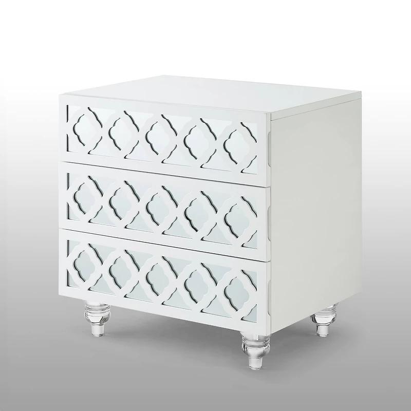 Francesca 3-Drawer Nightstand