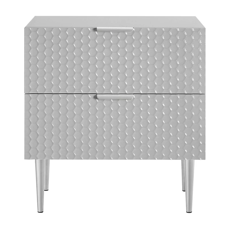 Zeynep 2-Drawer Nightstand