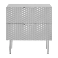 Zeynep 2-Drawer Nightstand