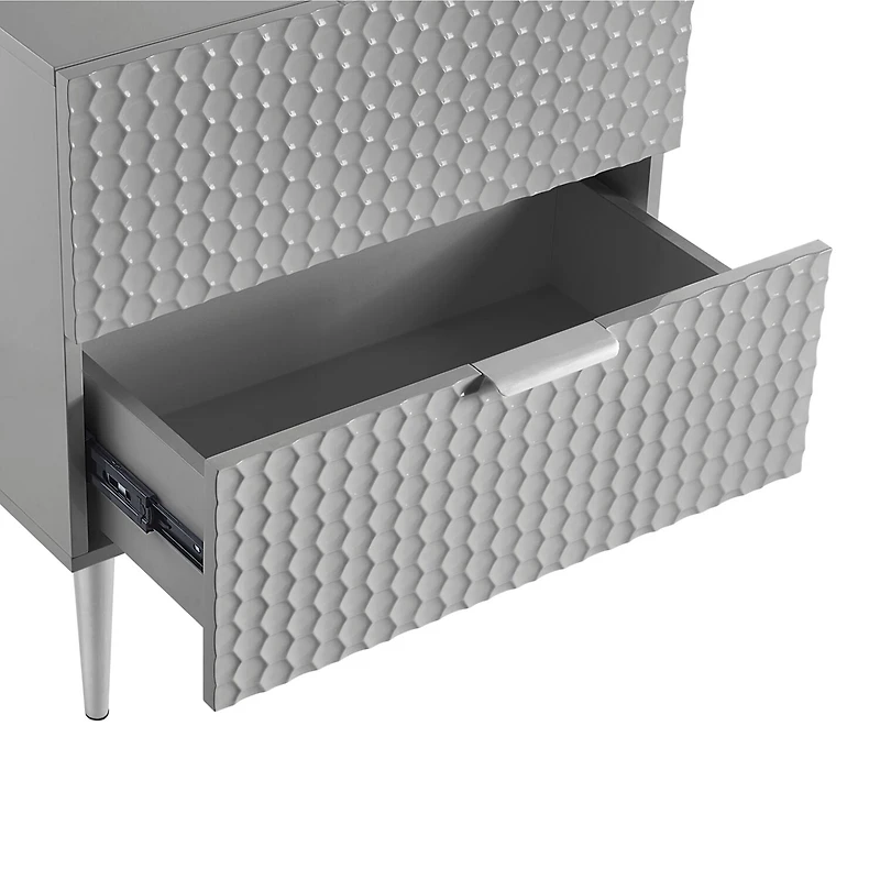 Zeynep 2-Drawer Nightstand