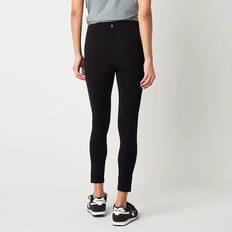 Xersion EverPerform Womens 2 Pack Cotton High Rise 7/8 Ankle Leggings