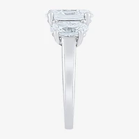Love Lives Forever (F / Vs2) Womens 4 CT. T.W. Lab Grown White Diamond 10K Gold Oval 3-Stone Engagement Ring