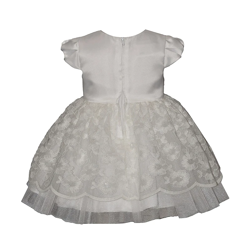 Bonnie Jean Toddler Girls Short Sleeve Cap A-Line Dress