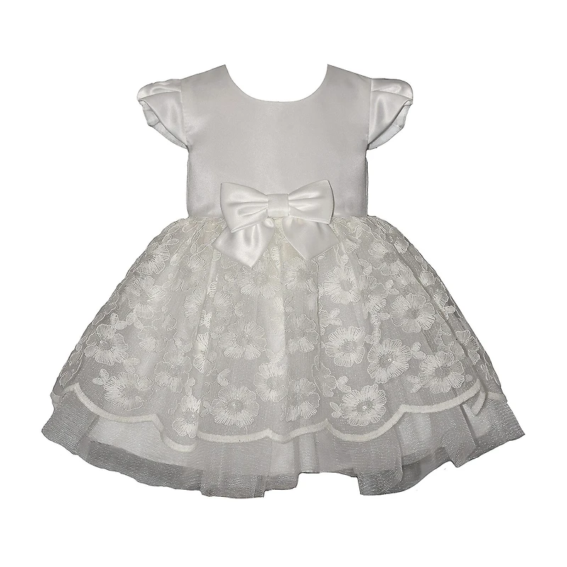 Bonnie Jean Toddler Girls Short Sleeve Cap A-Line Dress