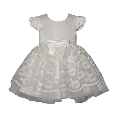 Bonnie Jean Toddler Girls Short Sleeve Cap A-Line Dress