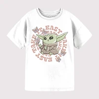 Little & Big Kid Girls Crew Neck Short Sleeve Regular Fit Star Wars Graphic T-Shirt