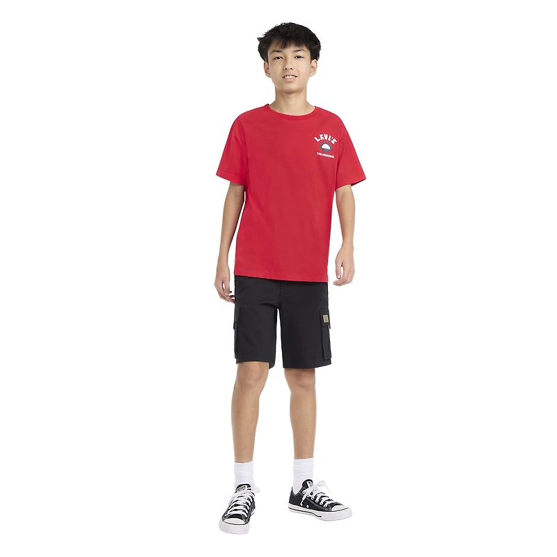 Levi's® Big Kid Boys Crew Neck Short Sleeve Regular Fit Graphic T-Shirt