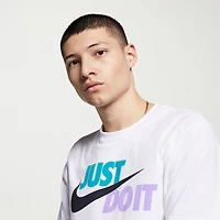 Nike Just Do It Mens Crew Neck Short Sleeve Classic Fit Big and Tall Graphic T-Shirt
