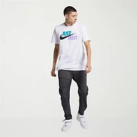 Nike Just Do It Mens Crew Neck Short Sleeve Classic Fit Big and Tall Graphic T-Shirt