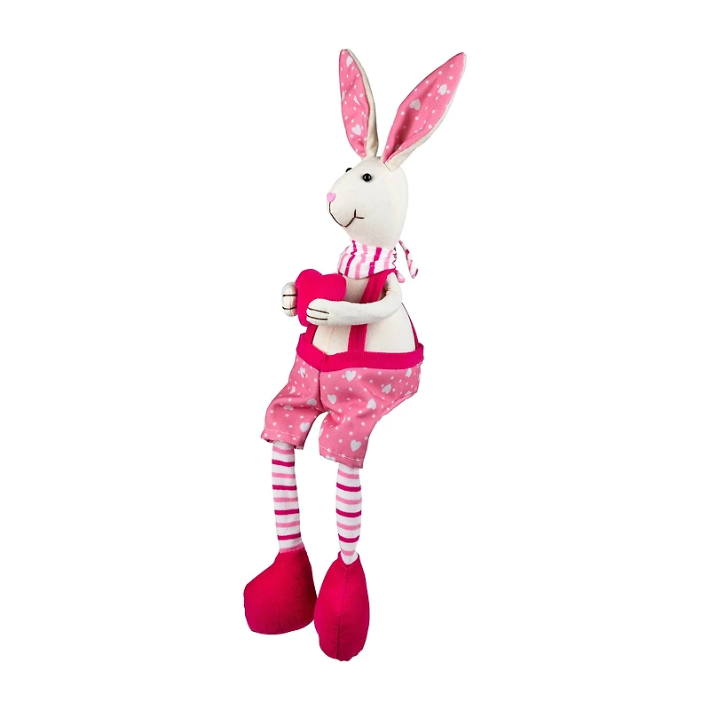Northlight 17" Boy Sitting Rabbit With Dangling Legs Easter Tabletop Decor