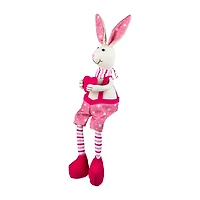 Northlight 17" Boy Sitting Rabbit With Dangling Legs Easter Tabletop Decor