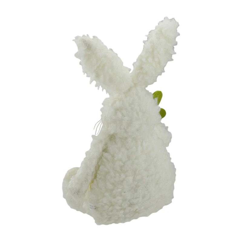 Northlight 14" Plush Bunny Rabbit With Carrot Spring Easter Tabletop Decor