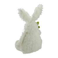 Northlight 14" Plush Bunny Rabbit With Carrot Spring Easter Tabletop Decor
