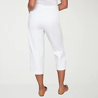 Alfred Dunner Womens Straight Capri Pant