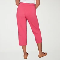Alfred Dunner Womens Straight Capri Pant