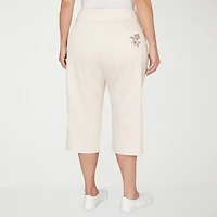Alfred Dunner Beachcomber Womens Plus Straight Capri Pant