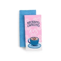 Layerings Need Coffee 2-pc. Kitchen Towel Set