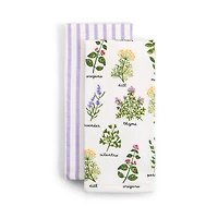 Layerings Spring Herbs 2-pc. Kitchen Towel Set