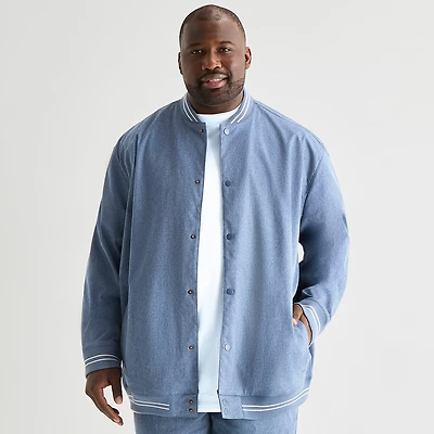 Shaquille O'Neal XLG™ Mens Lightweight Big and Tall Bomber Jacket